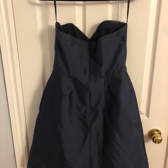 Alfred Sung navy dress - Picture 3 of 4